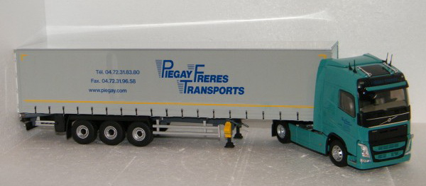 VOLVO FH4 Globetrotter полуприцеп с тентом "PIEGAY" 2015