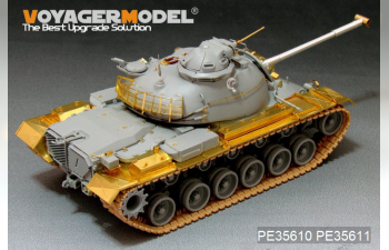 Фототравление для M48A3 Mod.B Basic (с металлическим стволом) (Dragon)