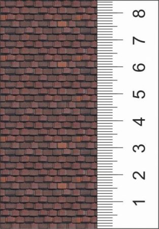 Текстура коричневой черепицы для макета дома