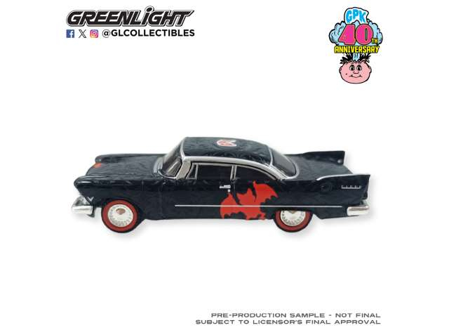 PLYMOUTH Savoy, Nasty Nick 40th Anniversary *Garbage Pail Kids Series 9* (1957), black / red