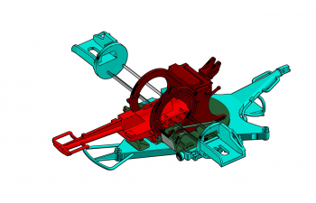 Сборная модель ЗУ-23-2М вариант для установки в кузов