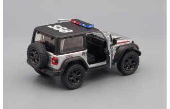 JEEP Wrangler Police (2018), silver / black