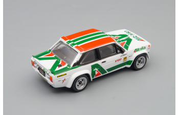 FIAT 131 Abarth, white / green / red