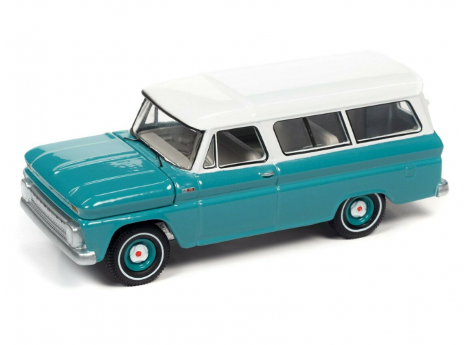 Chevrolet Suburban (1965), green / white