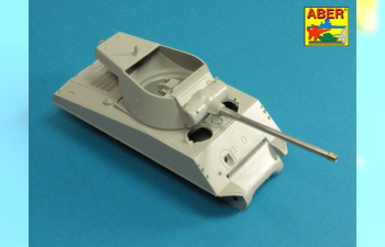 U.S 90 mm M3 barrel with thread protector for tank destroyer M36B1