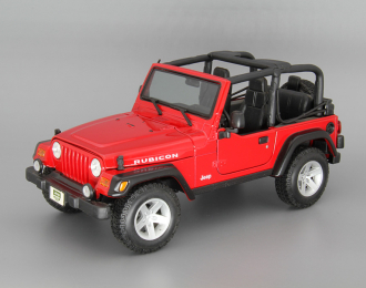 JEEP Wrangler Rubicon Daimler Chrysler (2003), red / black