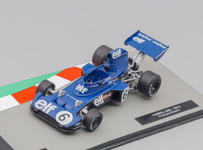 TYRRELL F1 006 Team Elf Tyrrel №6 Season (1973) Francoise Cevert, Blue