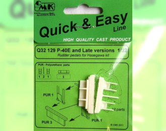 P-40E and Later version Rudder pedals for HAS