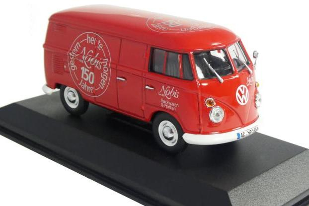 VOLKSWAGEN T1 Kastenwagen Nobis Printen (1963), rot