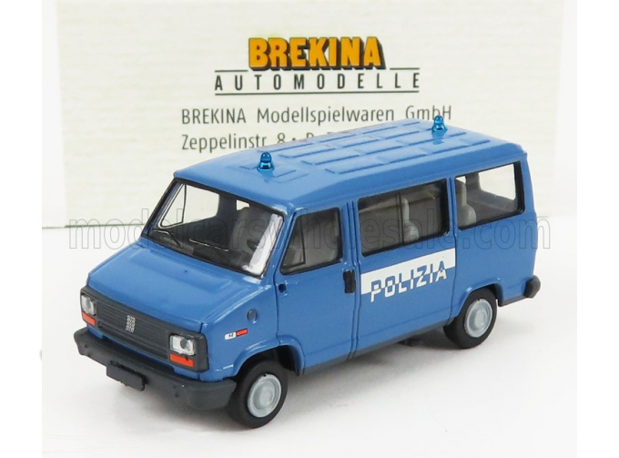 FIAT Ducato Minibus Polizia (1981), Light Blue