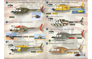 Декаль Kiowa Helicopter Part 2