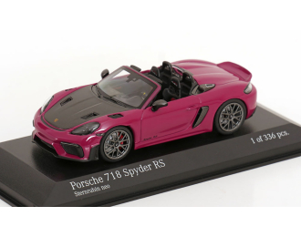 PORSCHE Spyder RS (2023), rubystar with weissach package