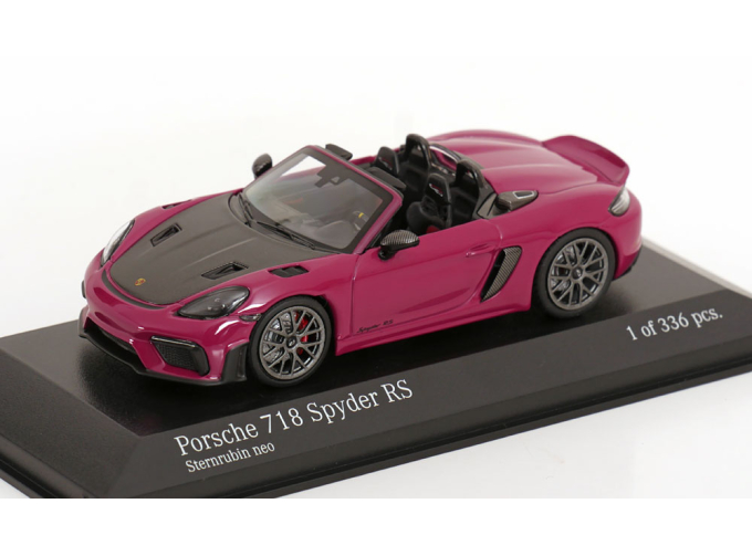 PORSCHE Spyder RS (2023), rubystar with weissach package