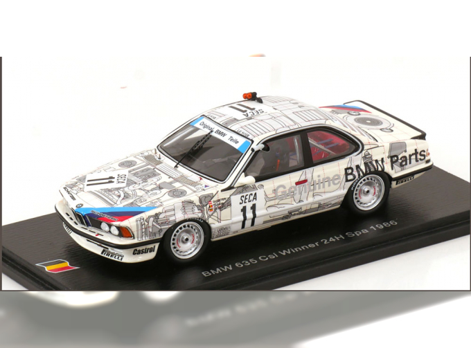 BMW 635 CSI Winner 24h Spa, Quester/Heger/Tassin (1986)