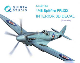 Декаль интерьера кабины Spitfire PR.XIX (Airfix)