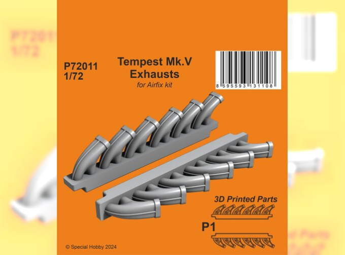 Выхлопные трубы Tempest Mk.V Exhausts (Airfix)