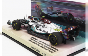 MERCEDES-BENZ GP F1 W13e Team Mercedes-amg Petronas F1 №44 6th Miami Gp (2022) Lewis Hamilton, Silver Green