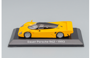 PORSCHE Dauer 962 (1993) - Con Vetrina - With Showcase, Yellow