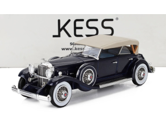PACKARD 904 CUSTOM DIETRICH DUEL COWL Sport Phaeton Closed (1932), blue/beige
