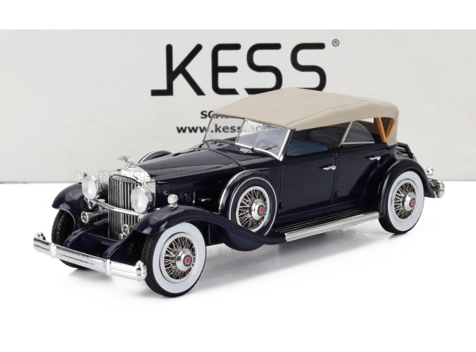 PACKARD 904 CUSTOM DIETRICH DUEL COWL Sport Phaeton Closed (1932), blue/beige