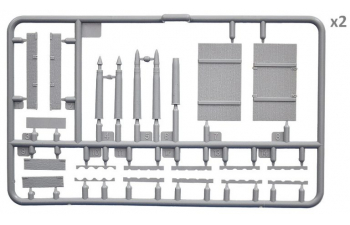 Сборная модель Аксессуары SOVIET AMMO BOXES WITH SHELLS