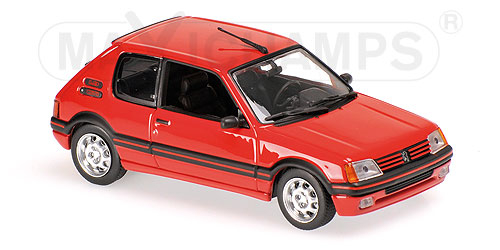 PEUGEOT 205 GTI (1990), red