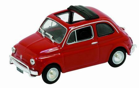 FIAT 500L Corallo (1968), red