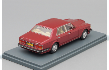 BENTLEY Mulsanne Turbo R (1989), red metallic