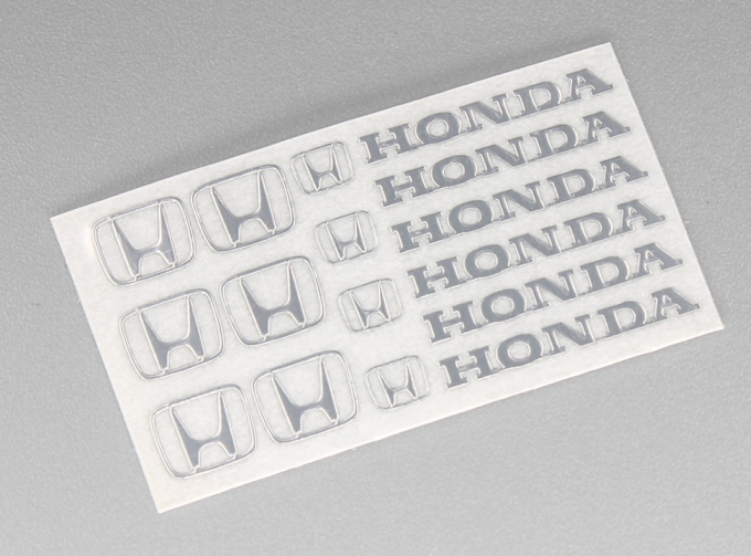 Наклейка объёмная металлизированная логотипы Honda