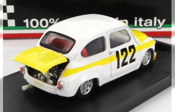 FIAT 600 ABARTH 850TC №122 COPPA COLLINA (1969) AVANTIERI BRESCI, WHITE YELLOW