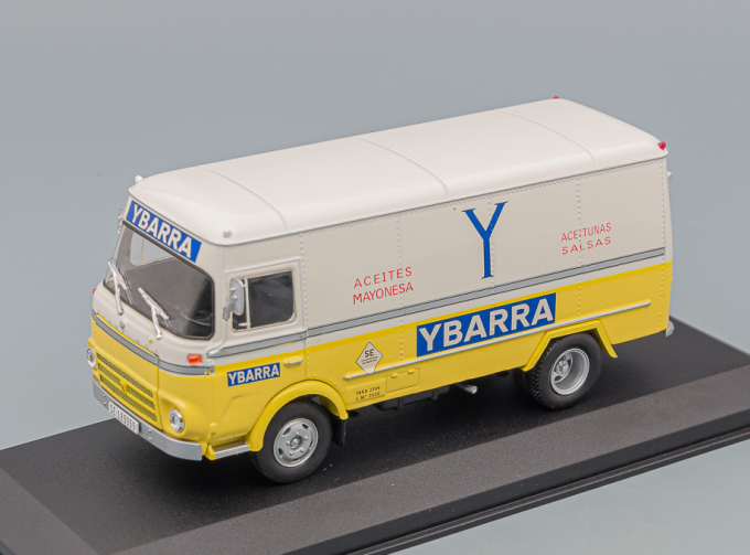 BARREIROS Saeta Truck Capitone Ybarra - Aceites Mayonesa - Aceitunas Salsas - 1968, Yellow Ivory