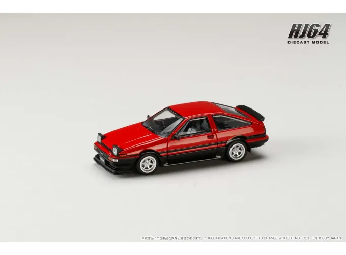 TOYOTA Sprinter Trueno Late Version JDM Style, red/black