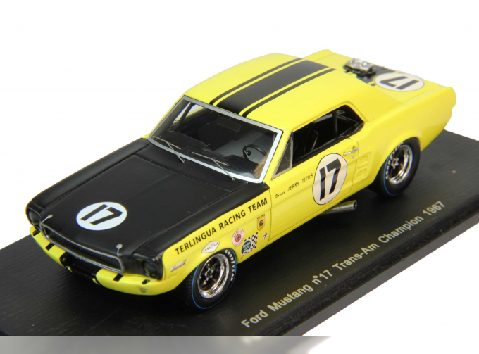 FORD Mustang #17 Trans-Am Jerry Titus (1967), yellow / black