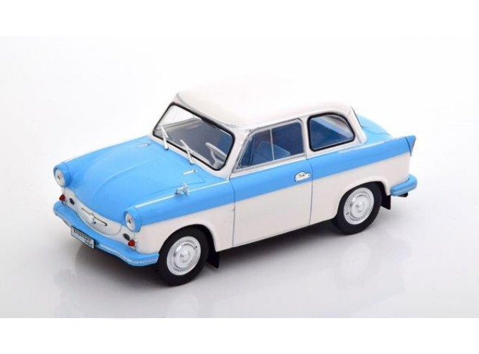 TRABANT P50 (1958), white / light blue