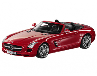 MERCEDES-BENZ SLS AMG Roadster R197 (2011), red Le Mans