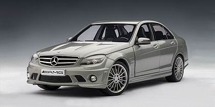 MERCEDES-BENZ C63 AMG, grey with leather seats