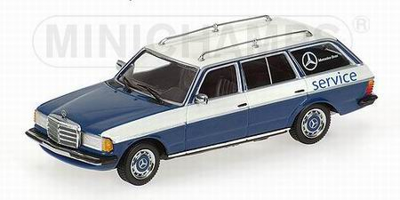 MERCEDES-BENZ 240 TD (1983), blue / white