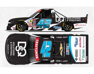 Chevrolet Silverado #42 Tyler Reif *DQS Solutions & Staffing, black/blue 2026
