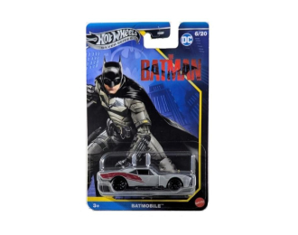 BATMOBILE, silver/red