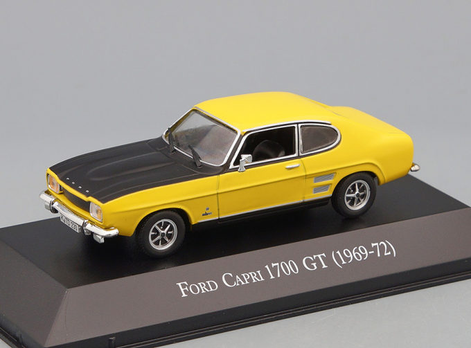 FORD Capri 1700 GT (1969), yellow / black