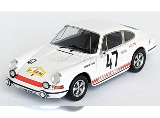 PORSCHE 911 S Coupe N 47 Rally Tap (1968) Americo Nunes - Evaristo Saraiva, White