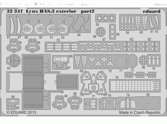 Фототравление для Lynx HAS.3 exterior