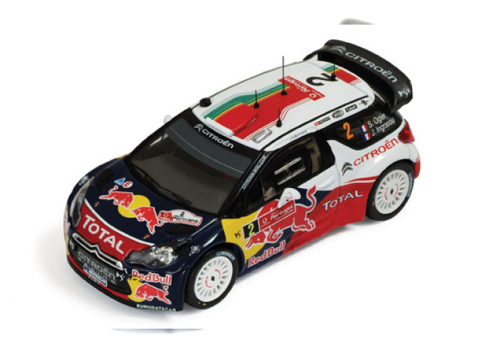 CITROEN DS3 WRC 2 Winner Rally Portugal (S.Ogier - J.Ingrassia) 2011, black