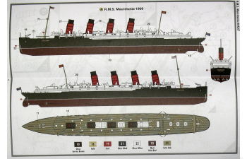 Сборная модель RMS Mauretania