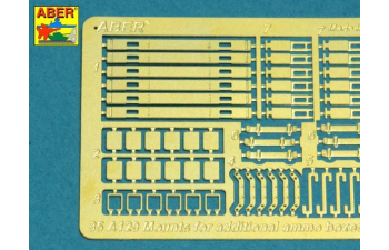 Mounts for additional ammunition boxes used on Soviet tanka like: Т-54; Т-55 or Т-62