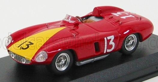FERRARI 735 Monza Spider №13 Winner Nassau (1955) A.de Portago, Red Yellow