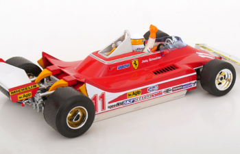 FERRARI F1 312t4 №11 Winner Gp Monza Jody Scheckter (with Pilot Figure) (1979) World Champion, Red