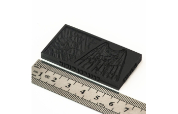 Молд плащ из кожи, размер S