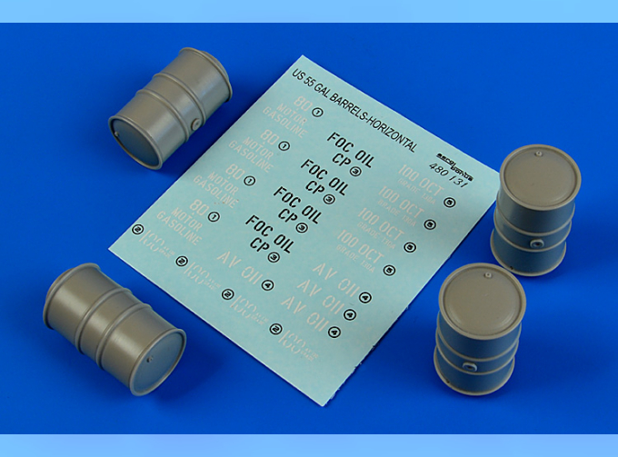 Набор дополнений US 55 gallon barrels (horizontal position)