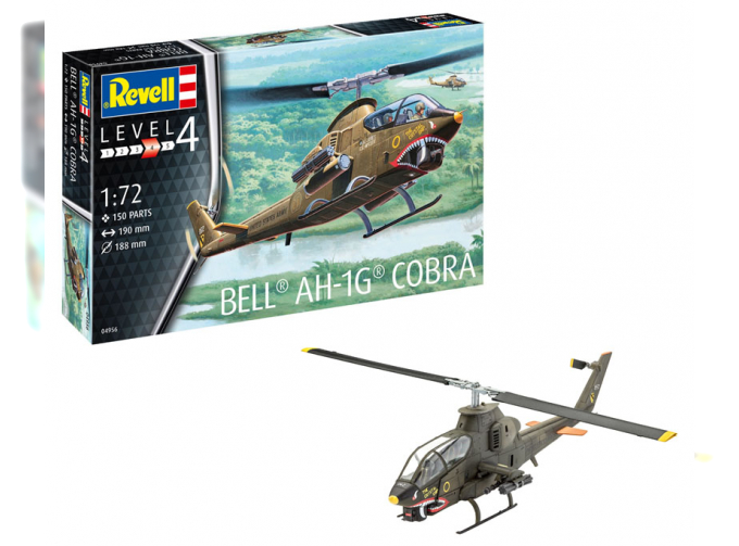 Сборная модель Американский вертолет Bell AH-1G Cobra